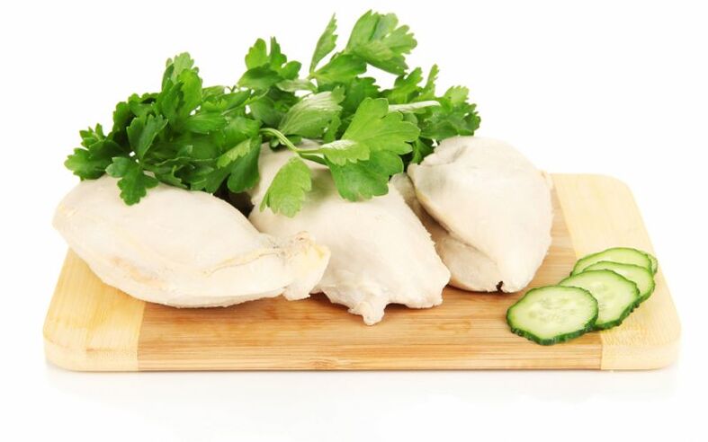 cooked chicken fillet for diet 6 petals