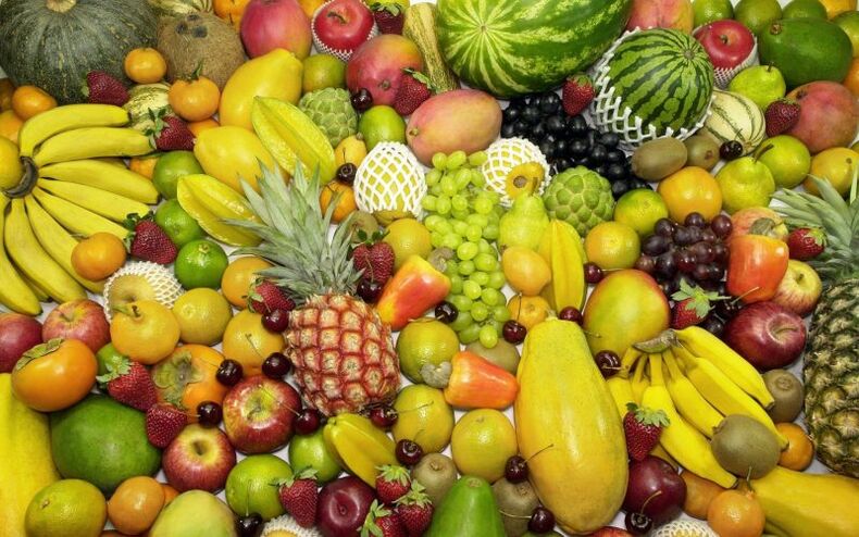 fruits for a diet of 6 petals