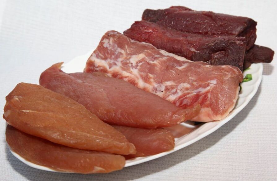 meat for those with the first blood type